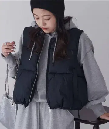 CIAOPANIC TYPY 컴팩트 드로스트 충전솜 숏 베스트