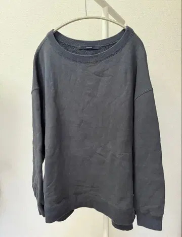 FRAMeWORK 다크 그레이 맨투맨 트레이닝복