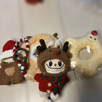 크리스마스 봉제 인형 옷 갈아입기 세트 의류 세트 일괄