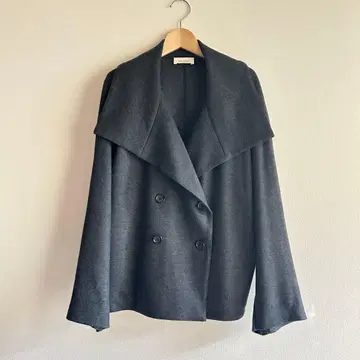 니트 콤비네이션 빅 칼라 자켓 DES PRES 데프레