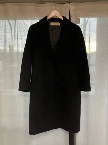 [새상품급] JOURNAL STANDARD 블랙 체스터 코트