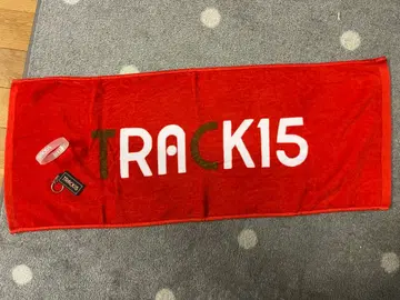 TRACK15 타월 빨간색, 러버 밴드, 키링