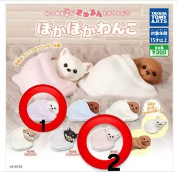 따뜻한 강아지 캡슐 토이