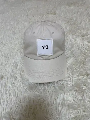 Y-3 베이지 야구 모자