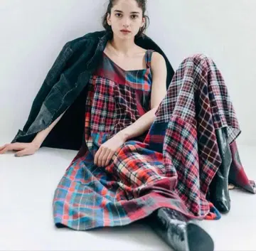 MALION VINTAGE 마리오 빈티지 체크 원피스