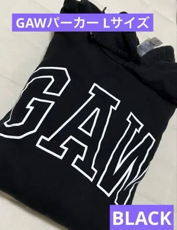 [ 새상품급 ] MAN WITH A MISSION GAW 후드티 BK