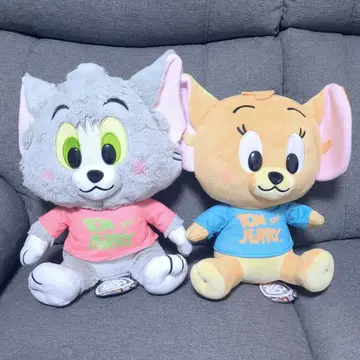 [ 미사용 새상품 ] 톰과 제리 봉제 인형 택 포함