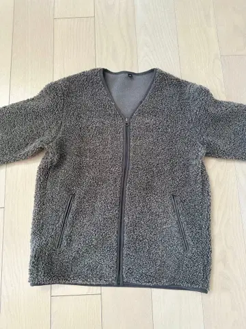 그레이 플리스 자켓 M 사이즈