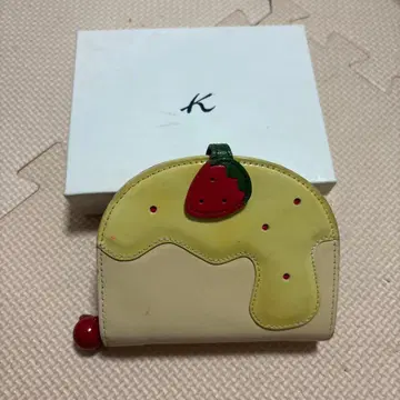 키타무라 접이식 지갑 (딸기 숏 케이크)