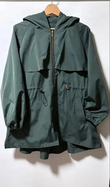 [ 하자품 ] 디노스 발수 후디드 하프 코트