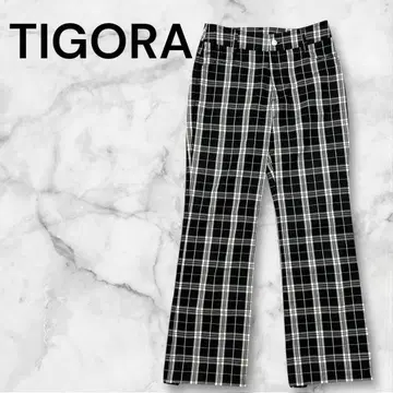 [ 새상품급 ] 티고라 체크 팬츠 골프 9호