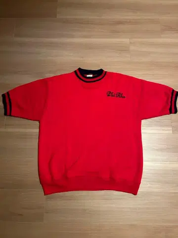 컬리지에이트 퍼시픽 반팔 스웨트 셔츠 빈티지