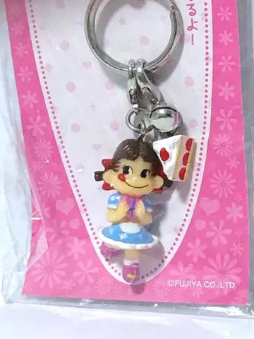 FUJIYA 페코짱 후지야 페코짱&케이크 방울 키링