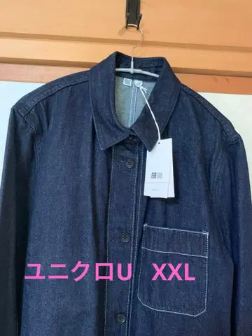 유니클로 U 데님 자켓 XXL 여성용 유니클로