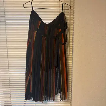 sacai 멀티 컬러 플리츠 스커트 16SS