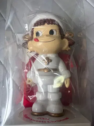 프리미엄 페코짱 산타 인형 2004년제 저금통 후지야 레트로 귀중