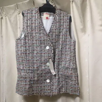 BACCA 트위드 베스트 미사용 새상품
