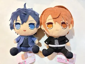 2개 세트 컬러풀 피치 큐루마루 BIG 봉제 인형