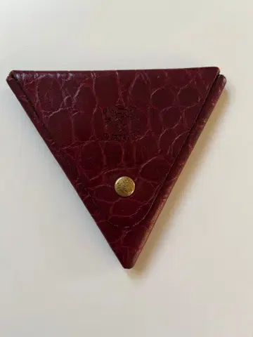 IL BISONTE 삼각형 코인 케이스