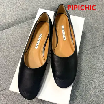 PIPPICHIC 블랙 플랫슈즈 미사용품
