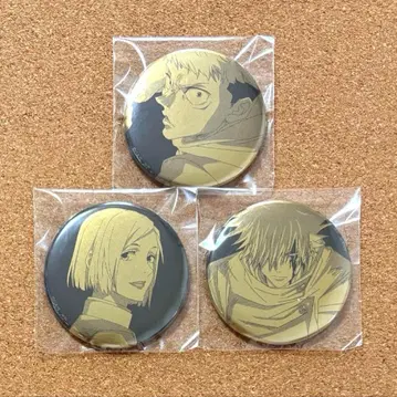 주술회전 이타도리 유우지, 후시구로 메구미, 쿠기사키 노바라 캔뱃지