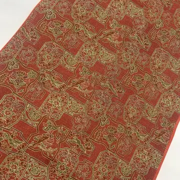 6676 미야코 오지마 염색 옷감 순수 실크 빨간색