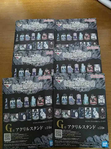 DEATH NOTE 아크릴 스탠드 6개 세트