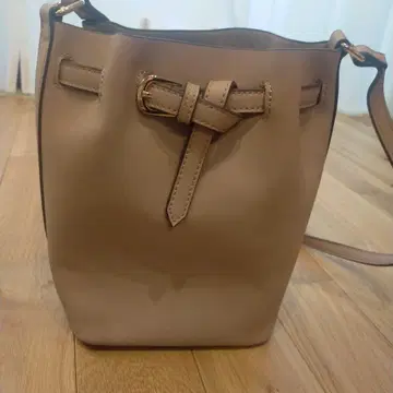 베이지 버킷백 숄더백