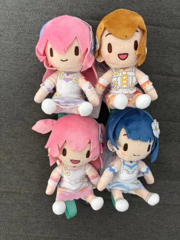 프로세카 후와푸치 미니 봉제 인형 모어모어점프 모모점프 4종 세트