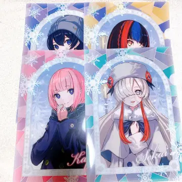 [GiGO 한정] 카미츠바키시 건설 중. 클리어 파일 4종 세트