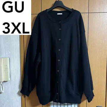 레어 3XL GU 블랙 아우터 속기모 빅 사이즈