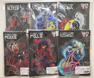 헬바보스 아크릴 스탠드 6개 세트