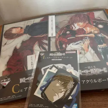 데스노트 제일복권 C상 아크릴 보드 2종 I상 스티커