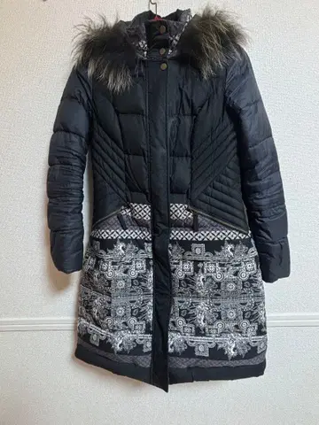 [구제 의류] 퍼 달린 롱 다운 자켓