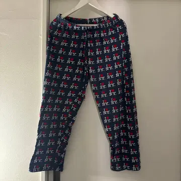 NY 구매 I NY 올 패턴 팬츠 룸웨어 파자마 M