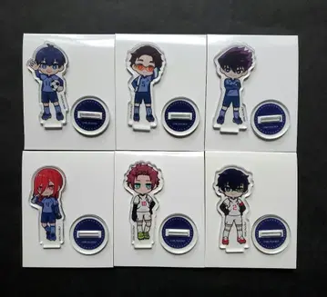 블루 록 아크릴 스탠드 6종 묶음 판매