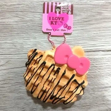 초레어템! 헬로키티 말랑말랑 와플 마스코트 와플 스퀴즈