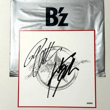 B'z 친필 사인 색지 LIVE-GYM 2023