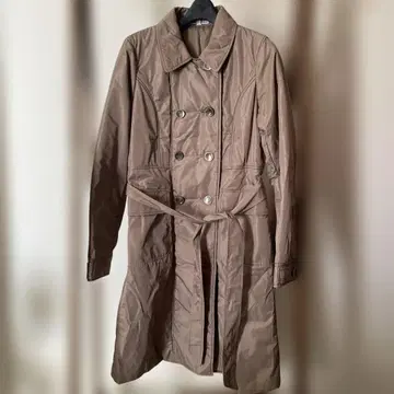 BARNEYS NEW YORK 베이지 롱 코트 38