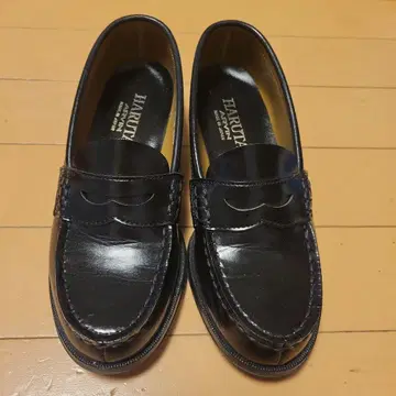 HARUTA 블랙 로퍼 23.5cm EE