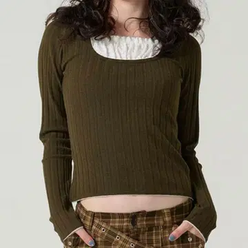 tinajojun 레이어드 스타일 니트소