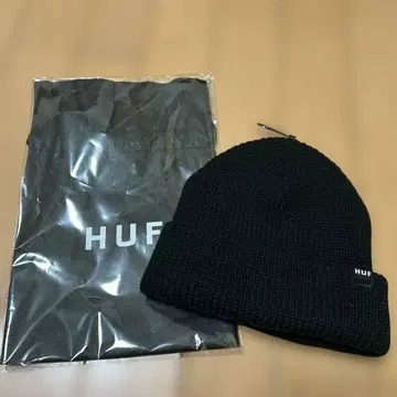 HUF 블랙 니트 모자