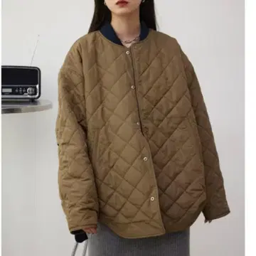 AZUL BY MOUSSY 리버서블 퀼트 자켓 MA-1 블랙 M