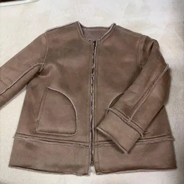 유나이티드 애로우즈 무스탕 느낌의 아우터 자켓 프리 사이즈