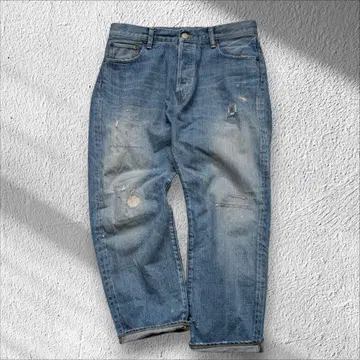 Ordinary Fits / LOOSE ANKLE DENIM 데미지 가공