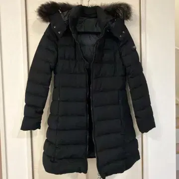 타트라스 라비아나 블랙 03 퍼 다운 코트 울 TATRAS