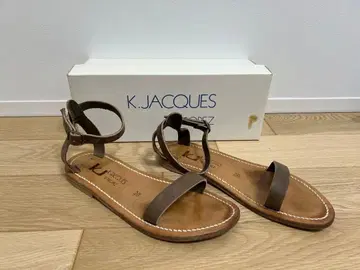 K.JACQUES 카잭 앵클 스트랩 가죽 샌들