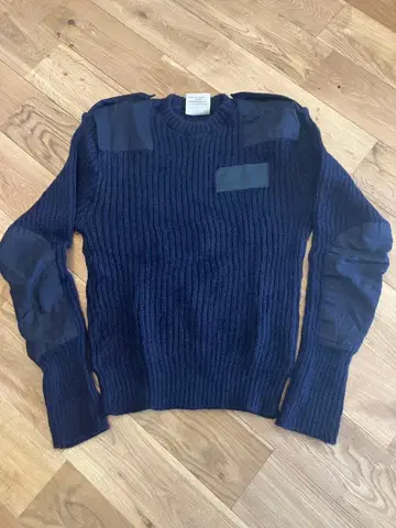 빈티지 영국제 영국군 밀리터리 니트