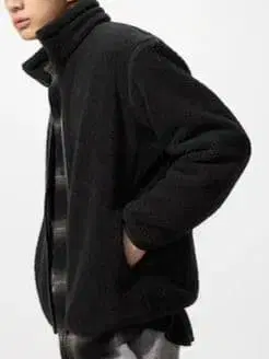 UNIQLO 보아 플리스 자켓 블랙 XL 남녀 공용