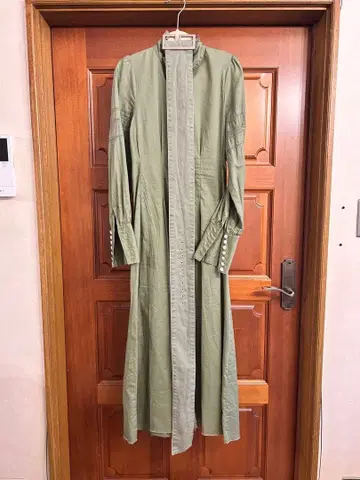 holiday 코튼 원피스 그린